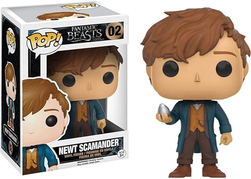Funko Pop! Movies Fantastic Beasts And Where to Find Them - Newt Scamander with Egg #2 Vinyl Figure Bundled with Pop Box Protector Case