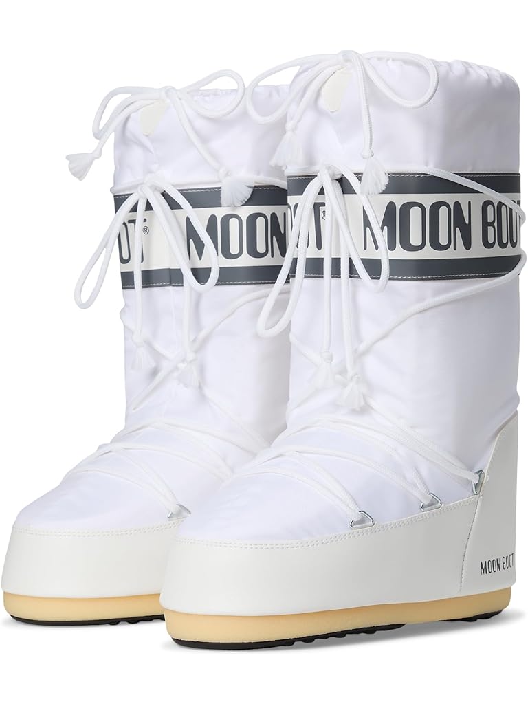 White MOON BOOT Icon Nylon