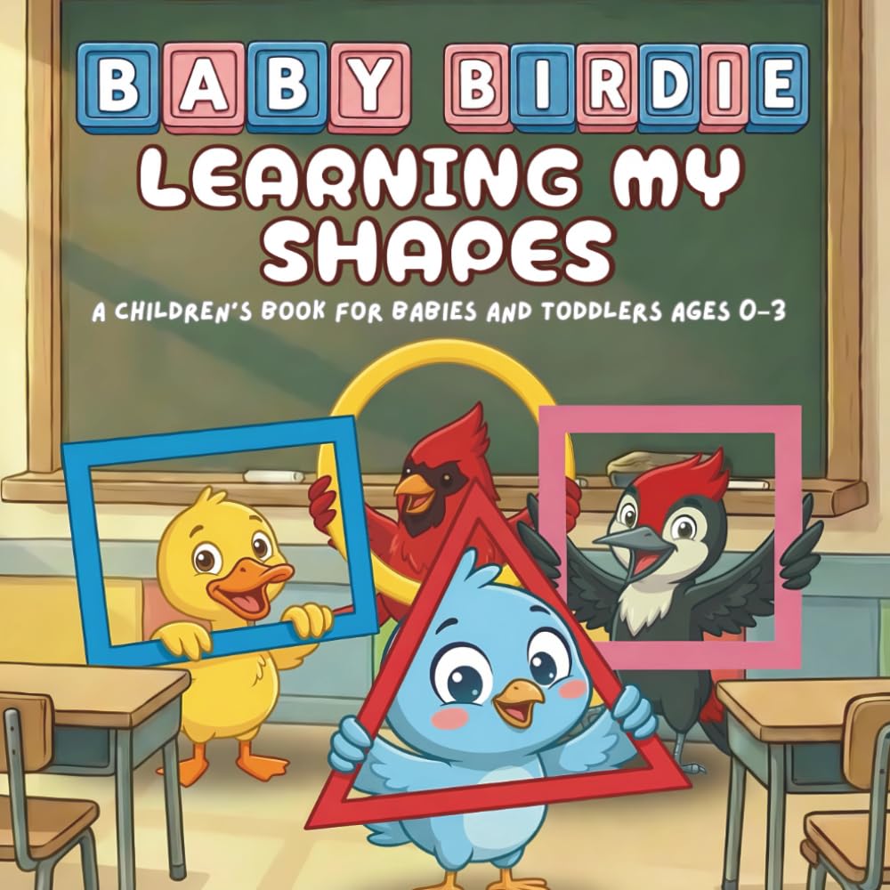 Learning My Shapes – A Children’s Book for Babies and Toddlers Ages 0–3: Baby Birdie