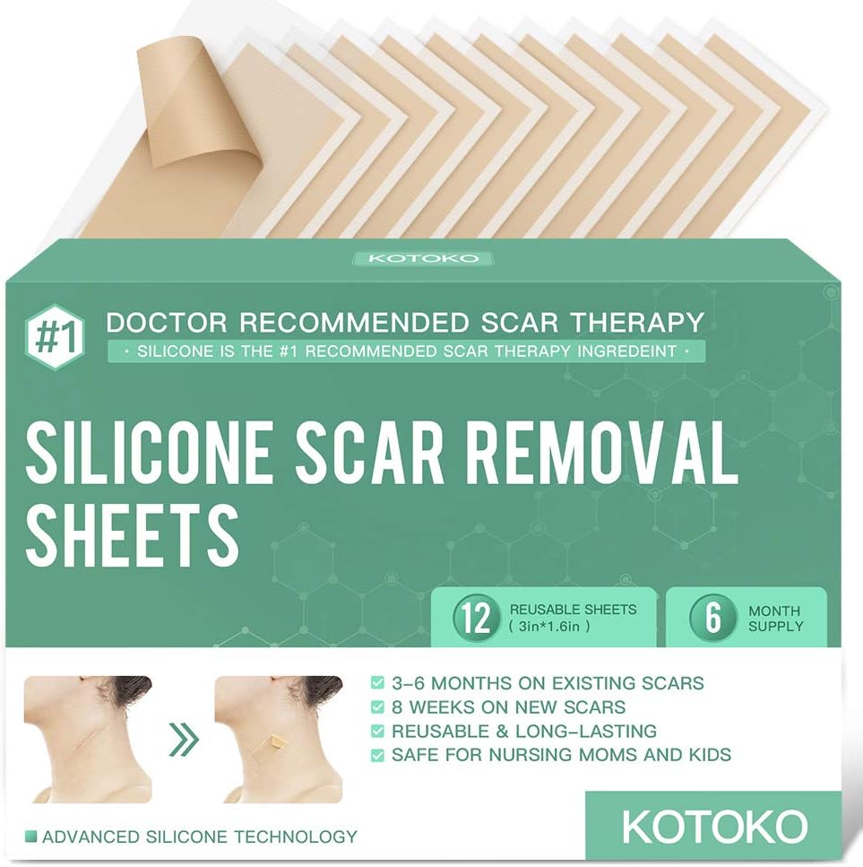 Reusable and Washable Silicone Scar Sheets