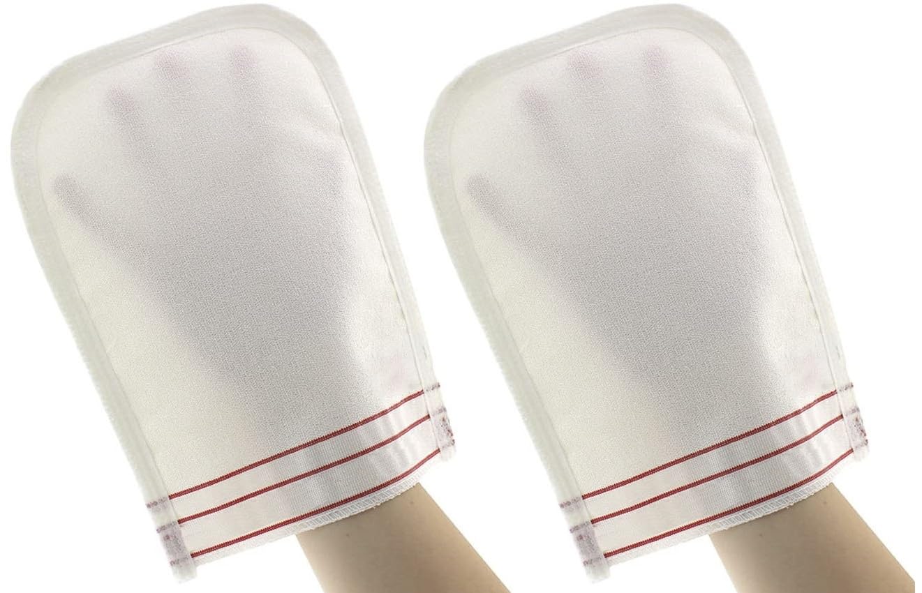 OG-ER Türkisches Hammam-Handschuh, Weiß