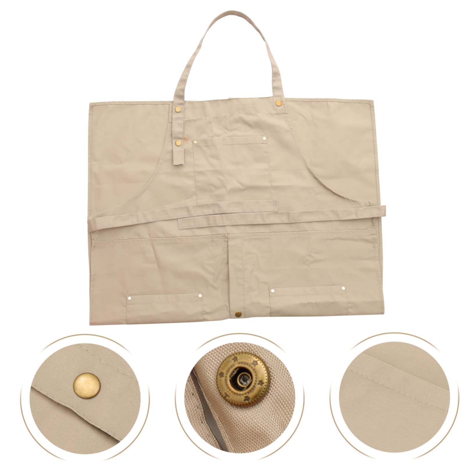 Künstler Schürze aus Robustem Canvas mit Taschen Ölfest und Tragbar für Malerei und Töpferarbeiten bei Kreativer Kunstgestaltung
