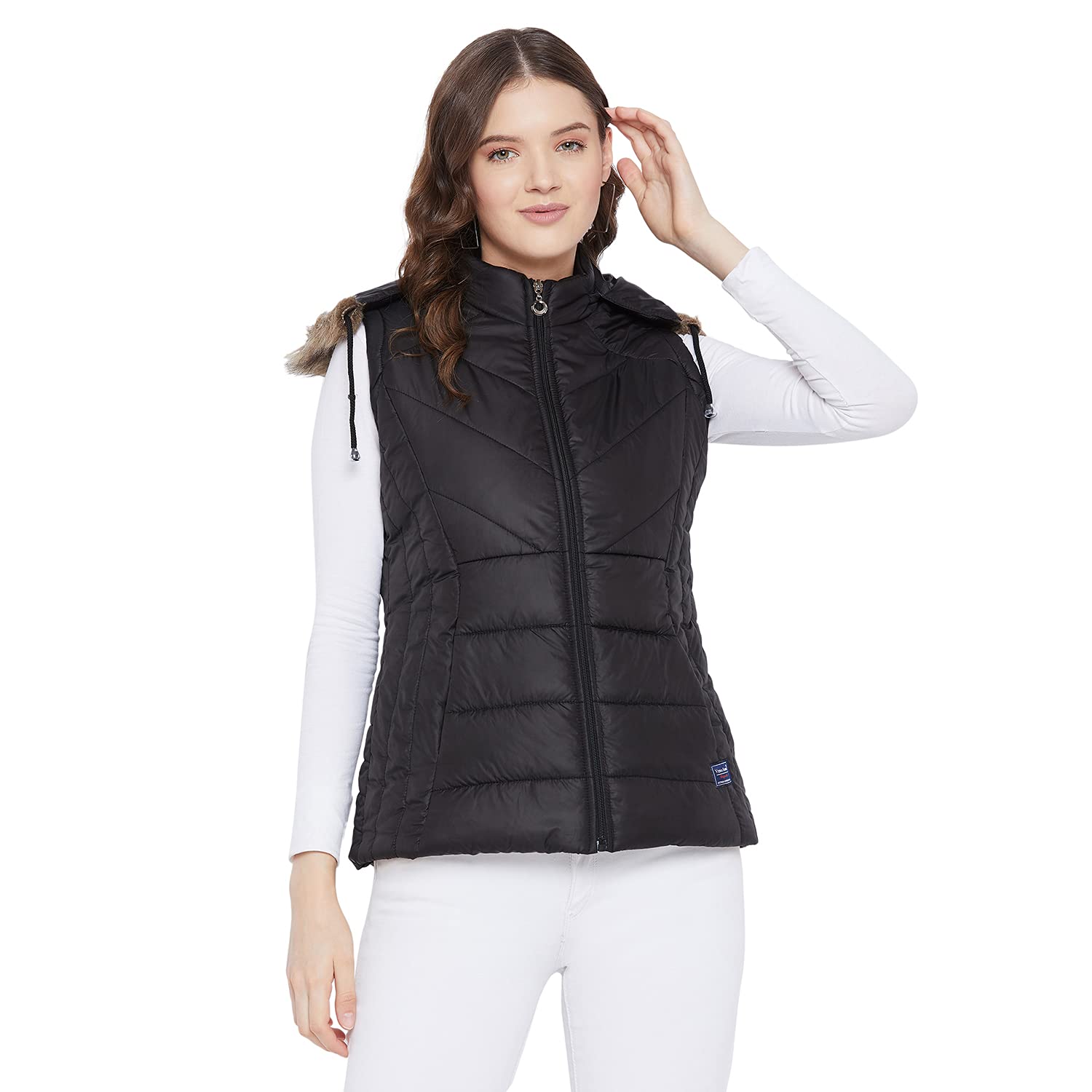 Women Winterwear Jacket-VEROAMORE2179SL-Black