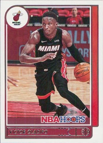 2021-22 NBA Hoops #70 Victor Oladipo Miami Heat Official Panini Basketball Card (Stock Photo Shown, card is straight from Pack and Box in Raw