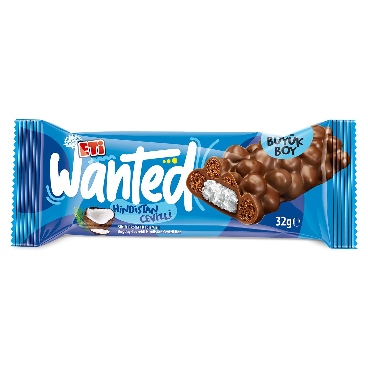 Eti Wanted Bumba Hindistan Cevizli Bar 32 g x 24 Adet