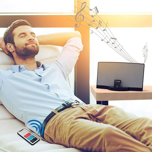 Miniatura 6 de Fanxoo Adaptador Bluetooth 5.0 DockPro de 30 pines para Bose Sounddock de 30 pines a Lightning Adaptador Bluetooth compatible con iPhone iPod