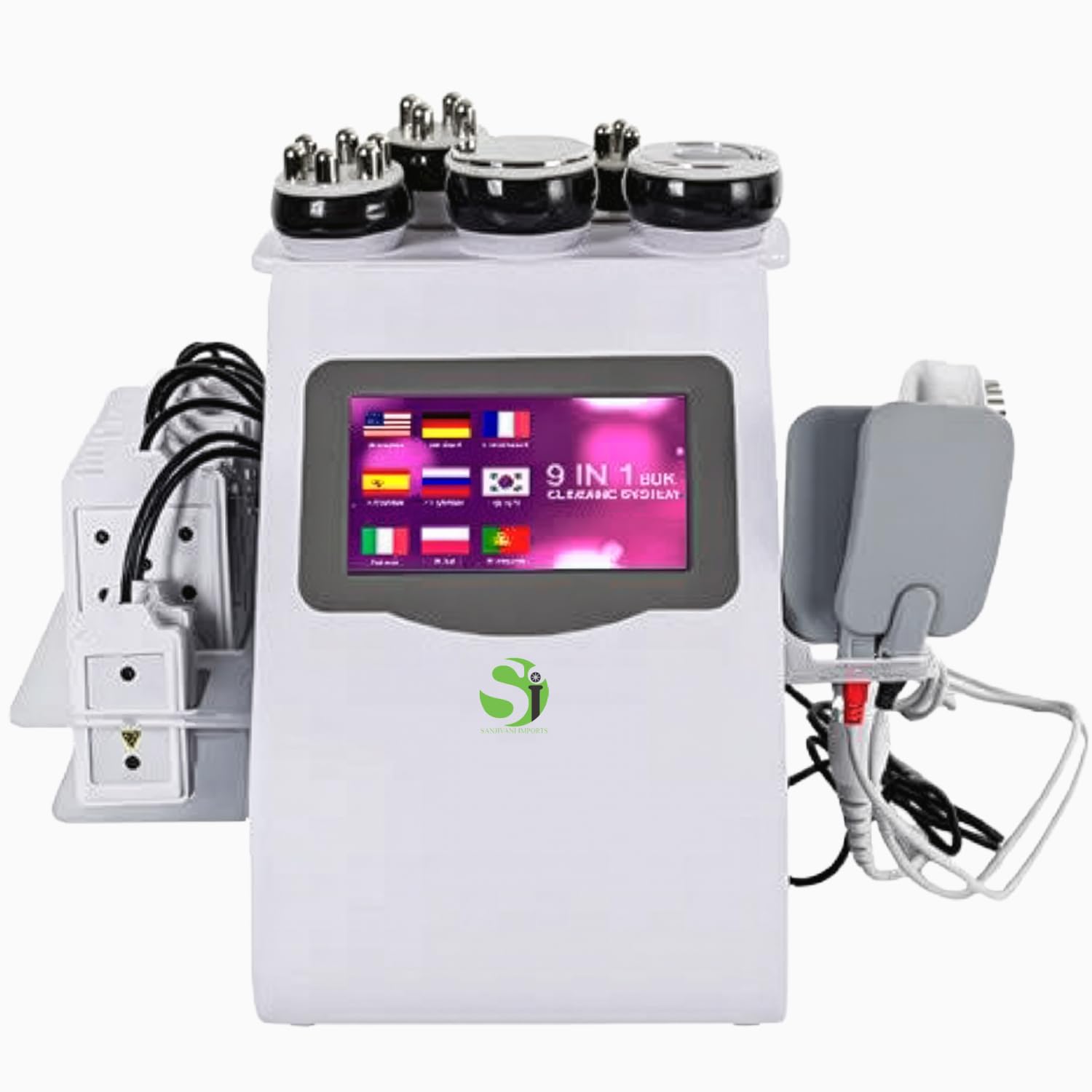 9 in 1 Ultrasonic Rf Cavitation Vacuum Rf body slimming machine