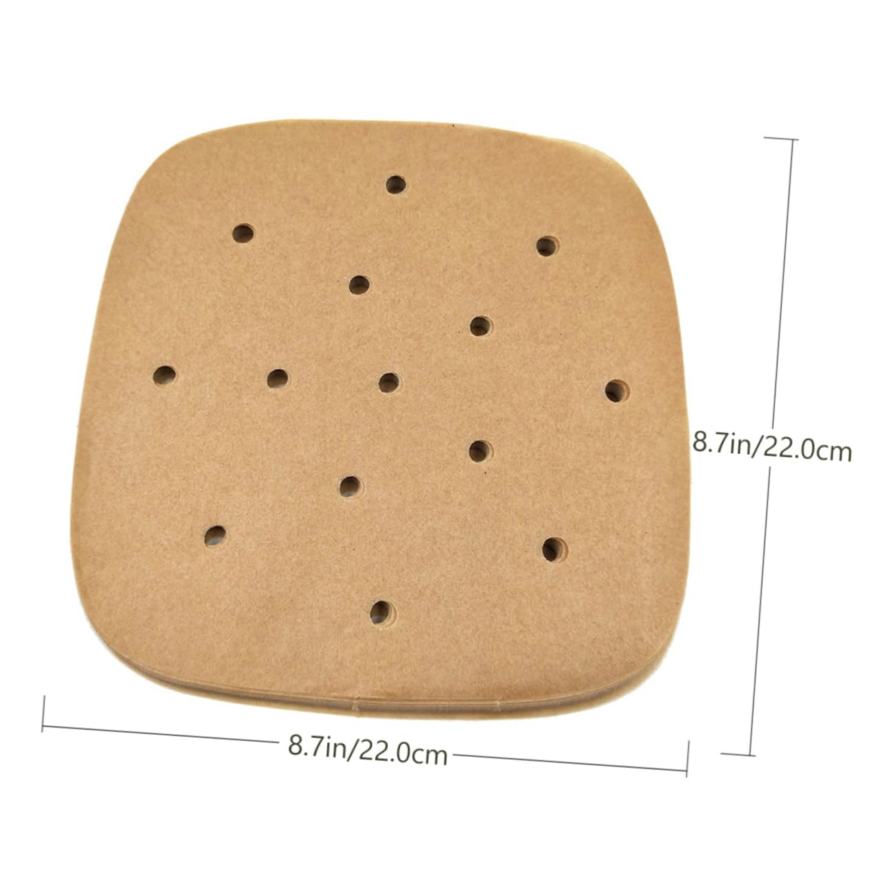 OUNONA 200pcs Non Stick Bbq Baking Liners Practical Greaseproof Steamer Papers for Air Fryers Ovens and Microwaves Oil Easy to Use