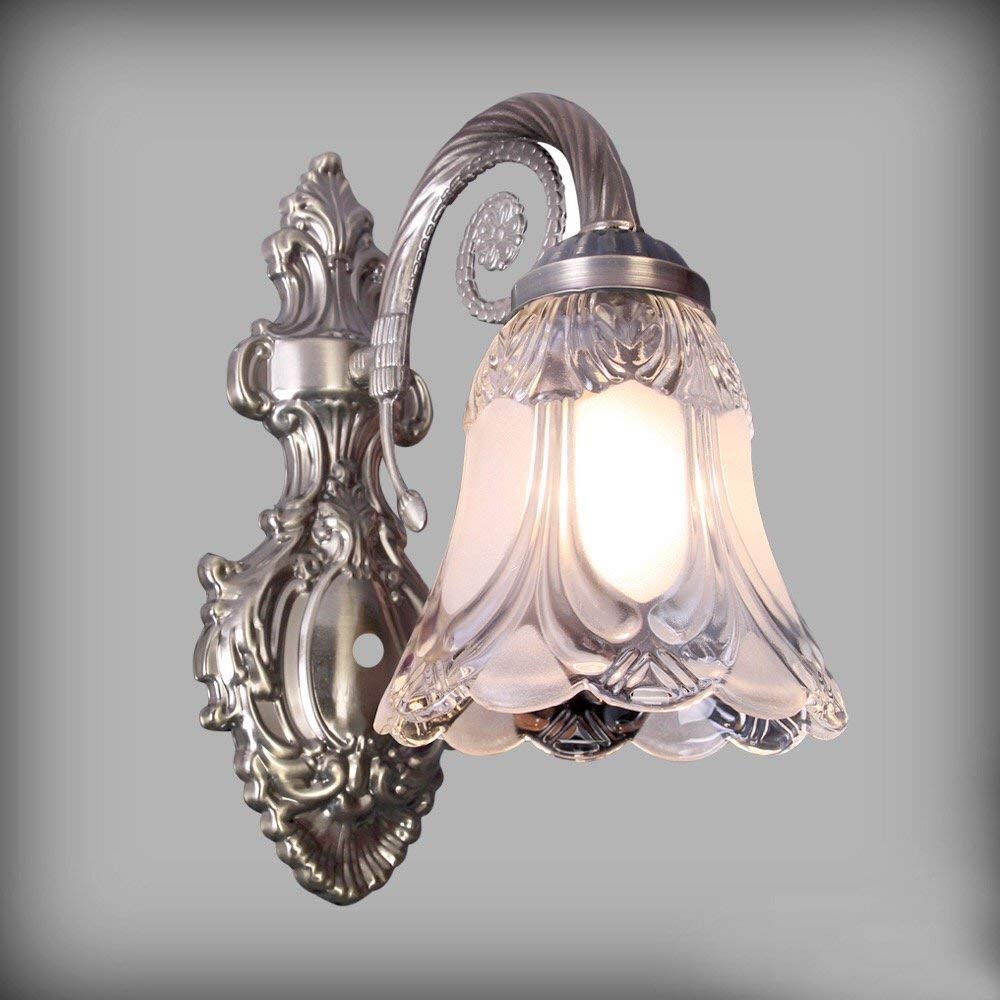 WALLSFIRE Antique Style Royal Metal and Glass Wall Lamp (Bulb not included) (B07YJMDZZV) Amazon Price History, Amazon Price Tracker