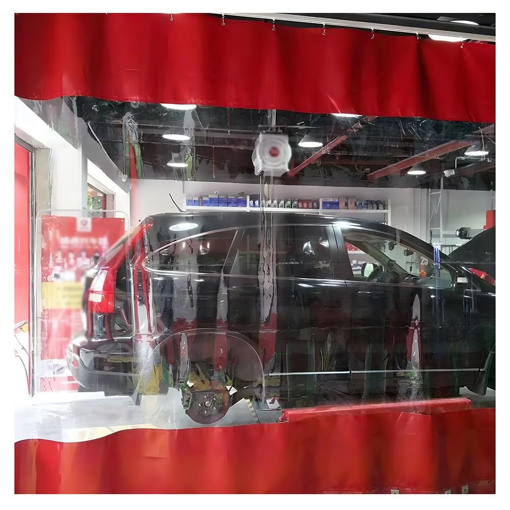 Rideau de lavage auto et séparation en vinyle imperméable pour garage