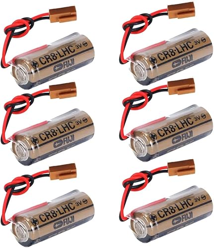 KANGLEUS - Paquete de 6 reemplazos para Fuji FDK CR8.LHC 17450 3V 2600mAh batería de litio para respaldo de memoria, fuente de alimentación, medidor