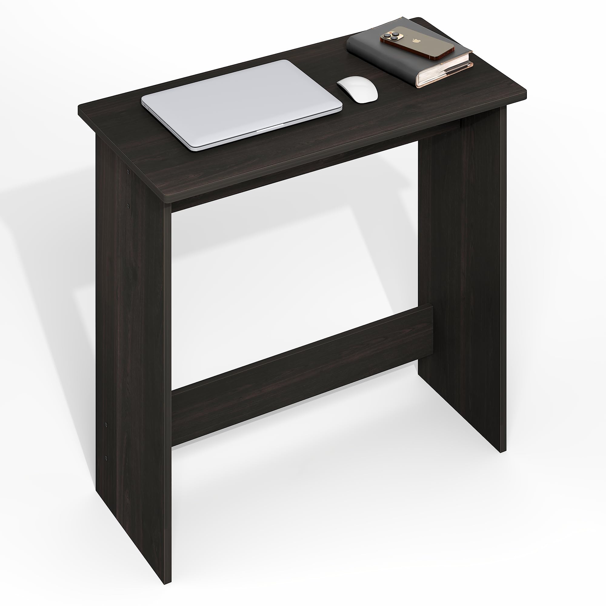 Furinno Simplistic Desk, Computer Desk, Office Desk, Writing Desk, for Home Office, Black Espresso