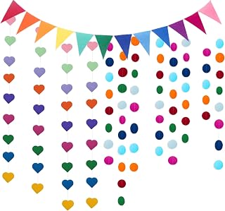 Party deko Girlande luftschlangen,Buntes Party Deko Set -Luftschlangen Geburtstag, Einschulung Girlande, Faschingsdeko, Karneval Deko – vielseitig, wiederverwendbar und hochwertig