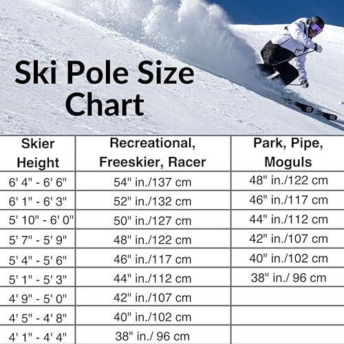 image for Zipline Ski Ski Poles Graphite Carbon Composite - Zipline Blurr 16.0 -