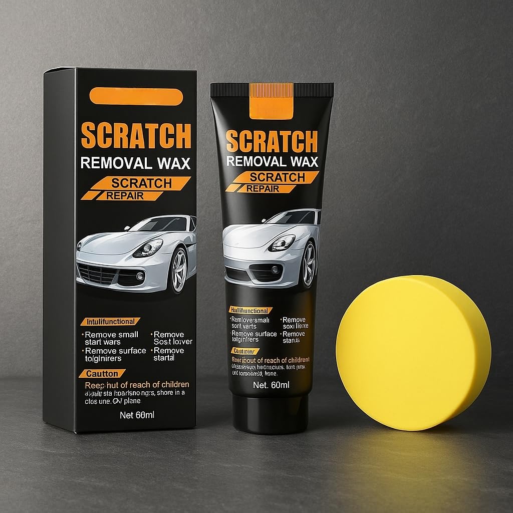 Car Scratch Removal (60ml) – Car Scratch Repair Paste & Liquid Polish for Cars |Scratch Remover, Oxide Layer & Stains | Scratch Remover Wax with Shine Polish & No Color Fading-image-46