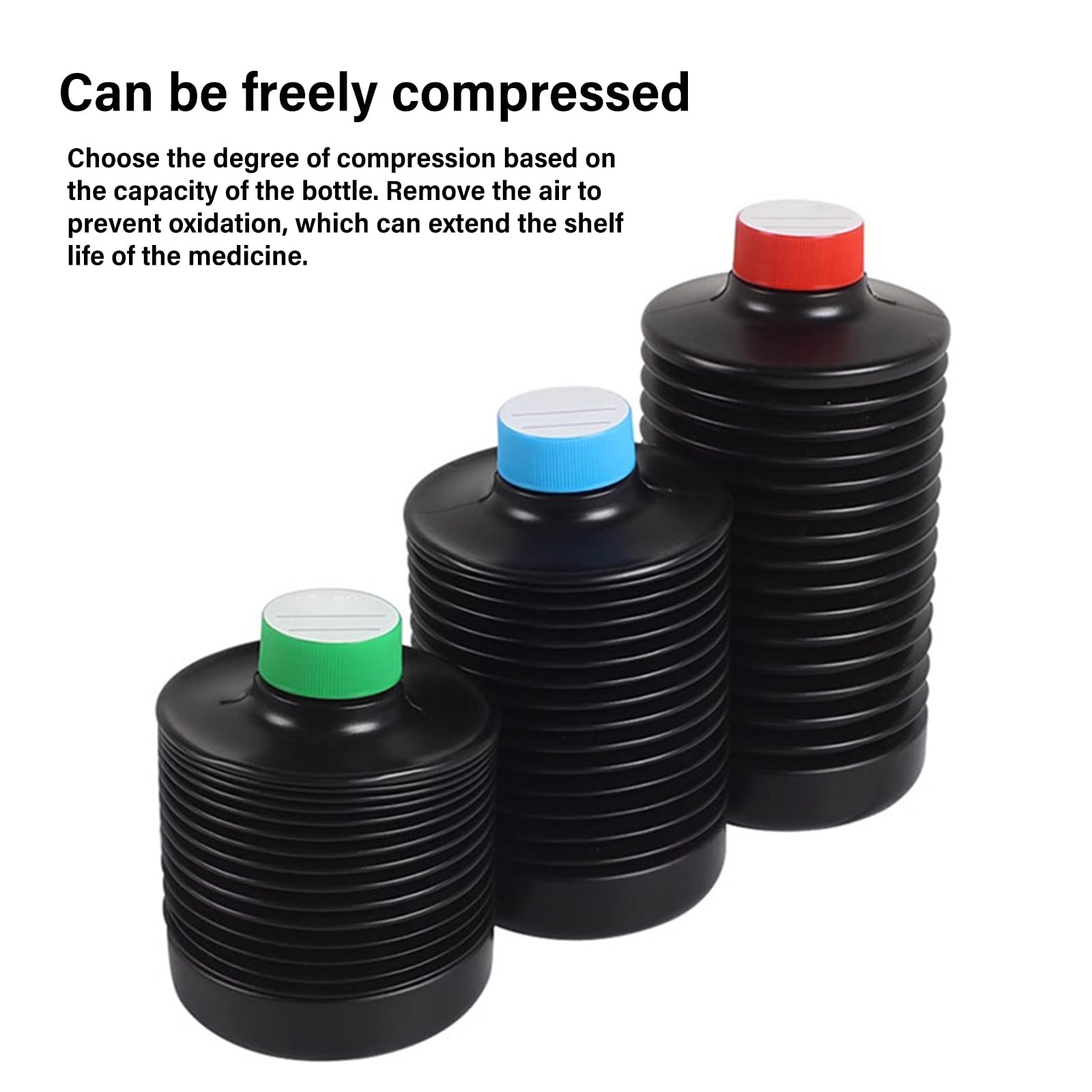 Volumes Bouteille de produits chimiques pour chambre noire Construction en HDPE résistante produits chimiques Joint sécurisé Fournitures de photographie Conteneur de solution de développement