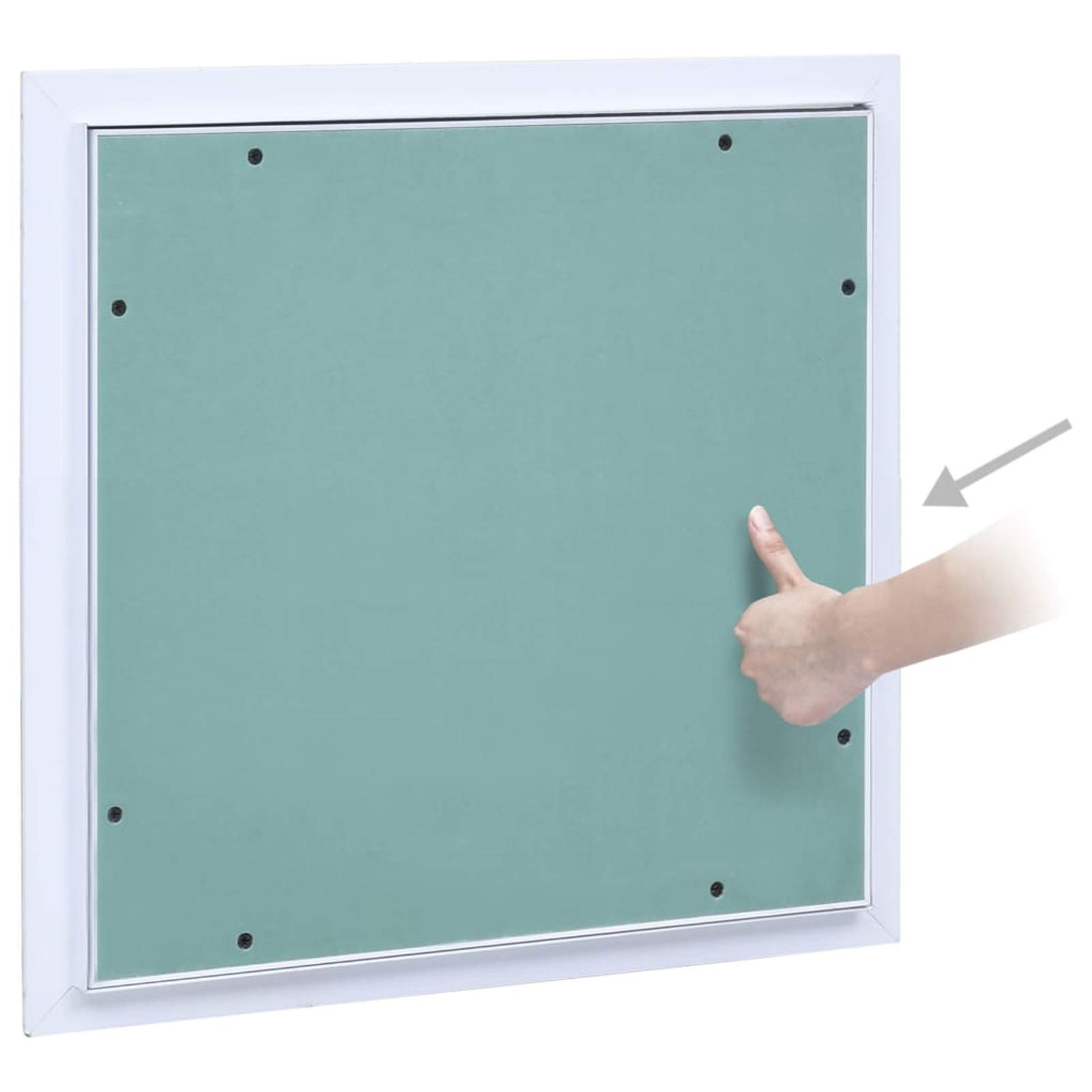 Panel de Acceso Estructura Aluminio y Placa de Yeso 300x300 mm Material de construcción