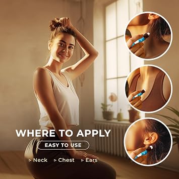 Stress Relief & Deep Calm Oil Roll On Set - Aromatherapy Grade Essential Oils Roll On Set - 2x0.34 fl oz - Gya Labs