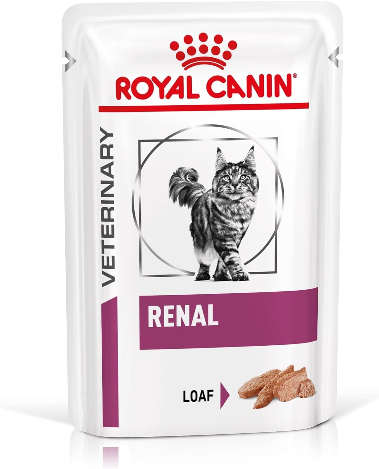 Royal Canin Renal Mousse for Cats, 12 x 85 g, Complete Food for Adult Cats with Kidney Problems