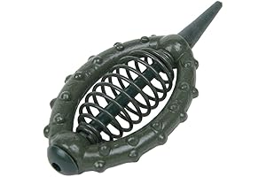 CKG Inline Method Feeders: 10-Pack of 80gr Lead Sinkers for Carp Fishing