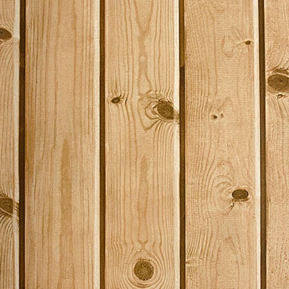 Papier peint aspect bois 0,53 x 9,5 m Décoration moderne
