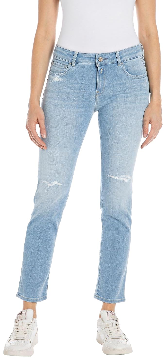 Replay women's jeans with power stretch, blue (Light Blue 010), 29W / 32L