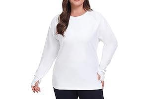 Inno Butter-Soft UPF 50+ Plus Size Workout Shirt for Women