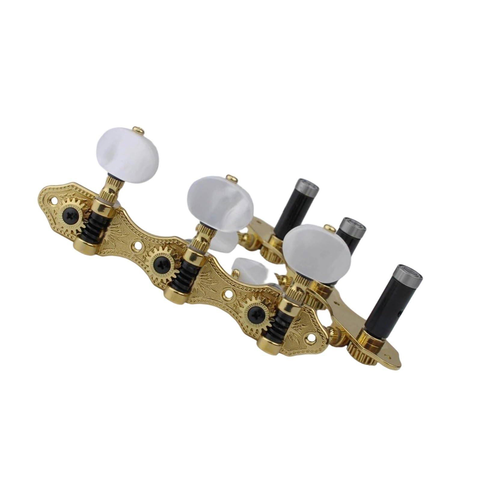 Un Set Di Piroli Per Chitarra Classica Perni In Acciaio E Accessori Placcati In Oro
