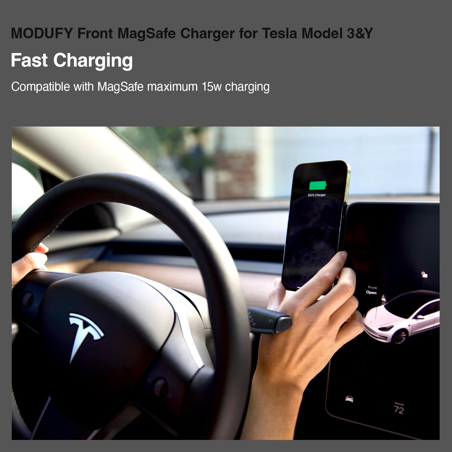 Amazon.com: MODUFY Front MagSafe Charger for Tesla Model 3 & Model 
