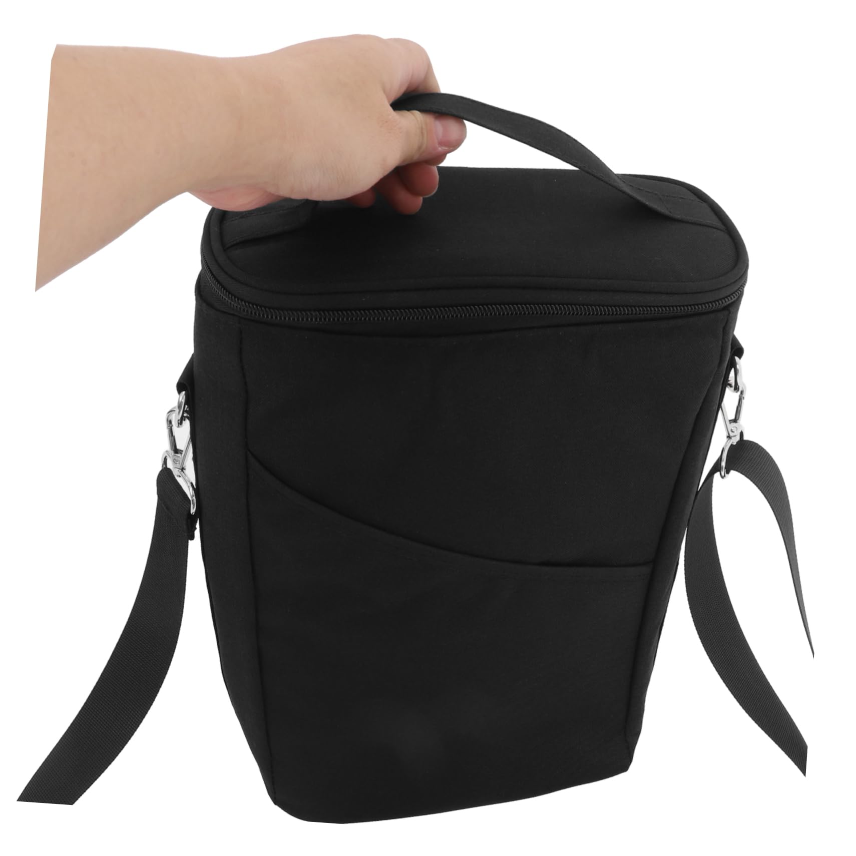 Weinflaschen Kühltasche für 2 Flaschen aus Oxford, Schwarz