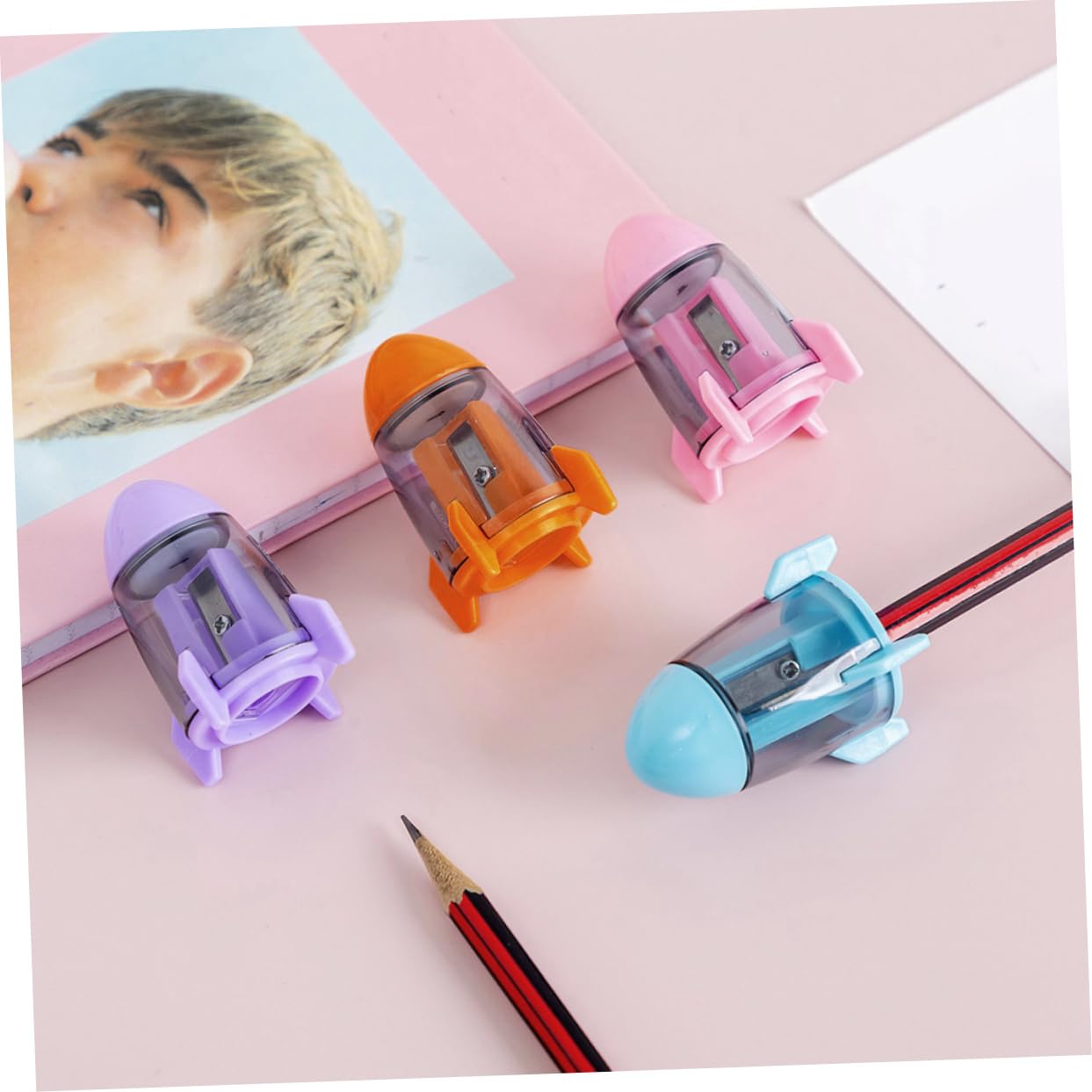 NUOBESTY 36pezzi Temperamatite Portatili Adorabili e Convenienti Per Ragazzo Ragazza Design Creativo e Funzionale Per Scuola e Casa