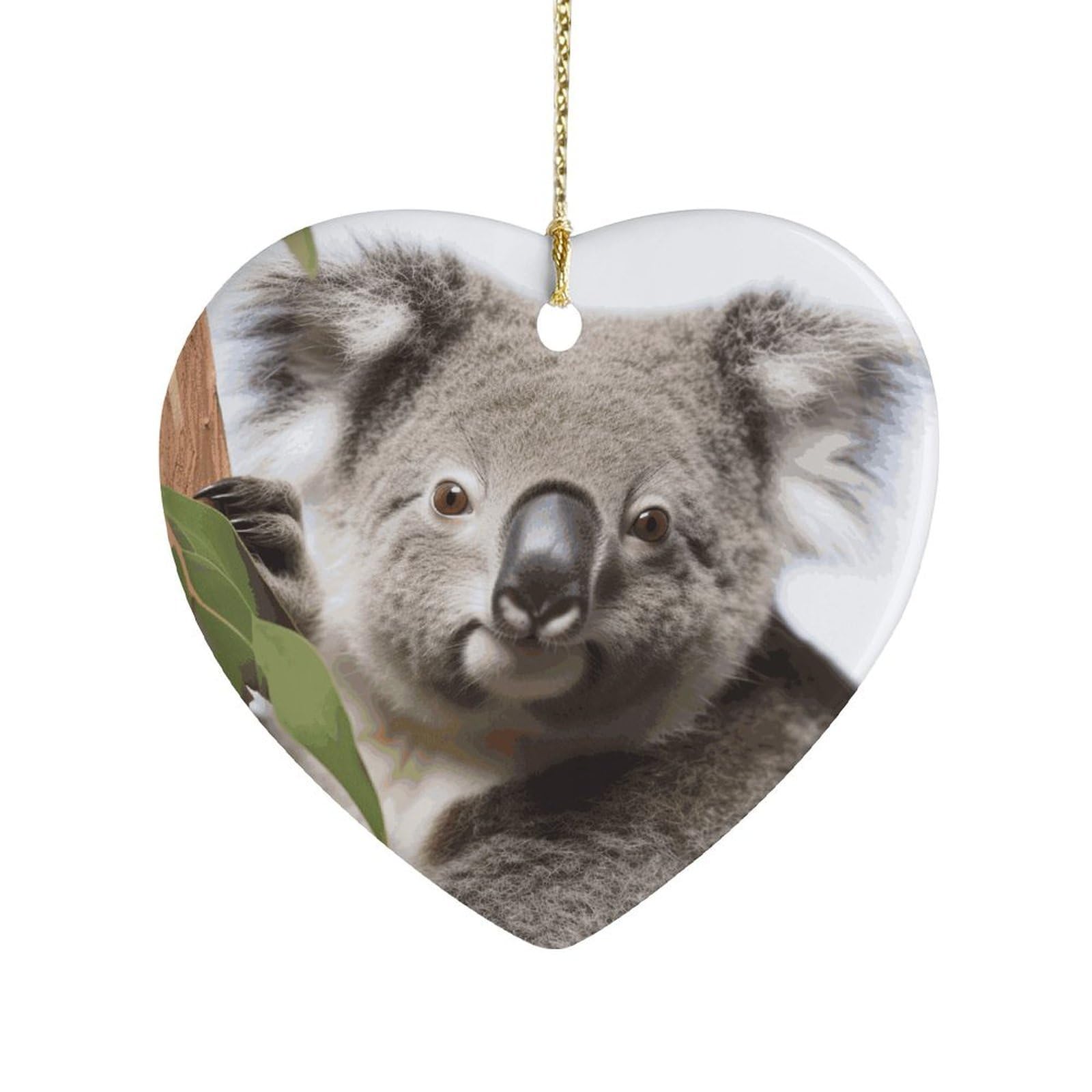 Fekiloot Style Koala Bear Ceramic Ornament Home Decor Keepsake