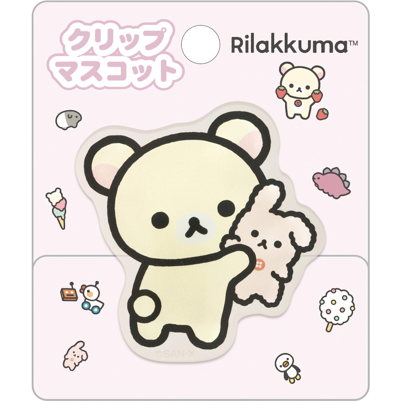 Amazon.co.jp: San-X (San-X) Rilakkuma Clip Mascot Korilakkuma