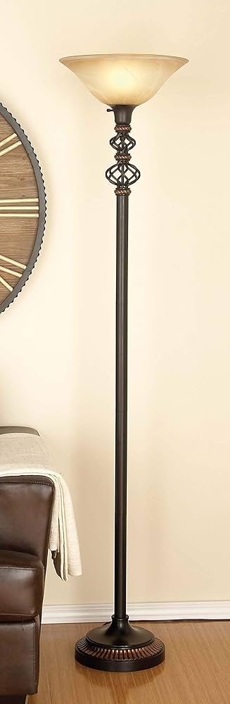 Amazon | メタルガラスフロアランプ71 