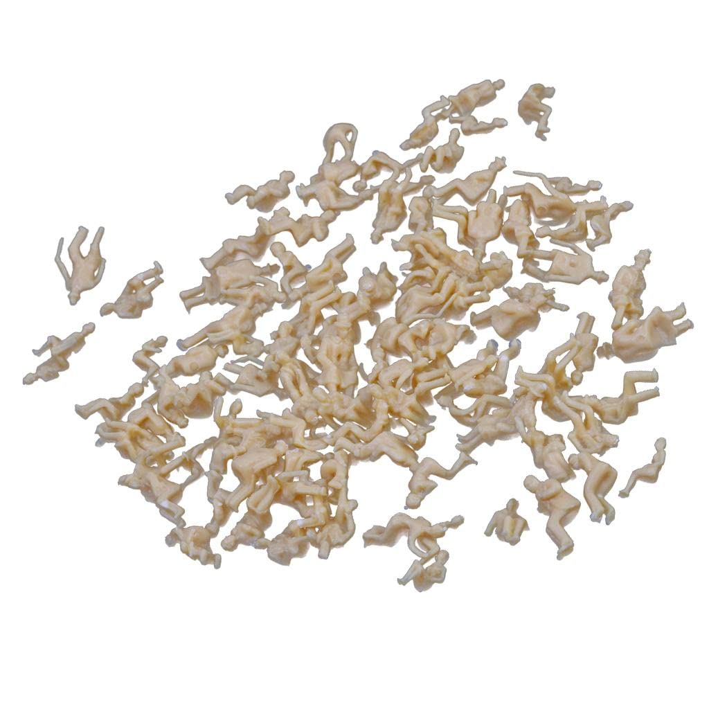 ECOMISTIQ®Model Train Unpainted Seated People Passangers Figures 1:87 Scale 100pcs |Toys & Hobbies|Model Railroads & Trains|Ho Scale|Parts & Accessories|Figures & People-image-47