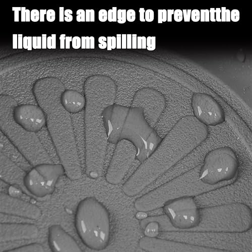 Miniatura 4 de Posavasos de automóvil para portavasos de automóvil, paquete de 4 alfombrillas universales de elastómero termoplástico, impermeables,