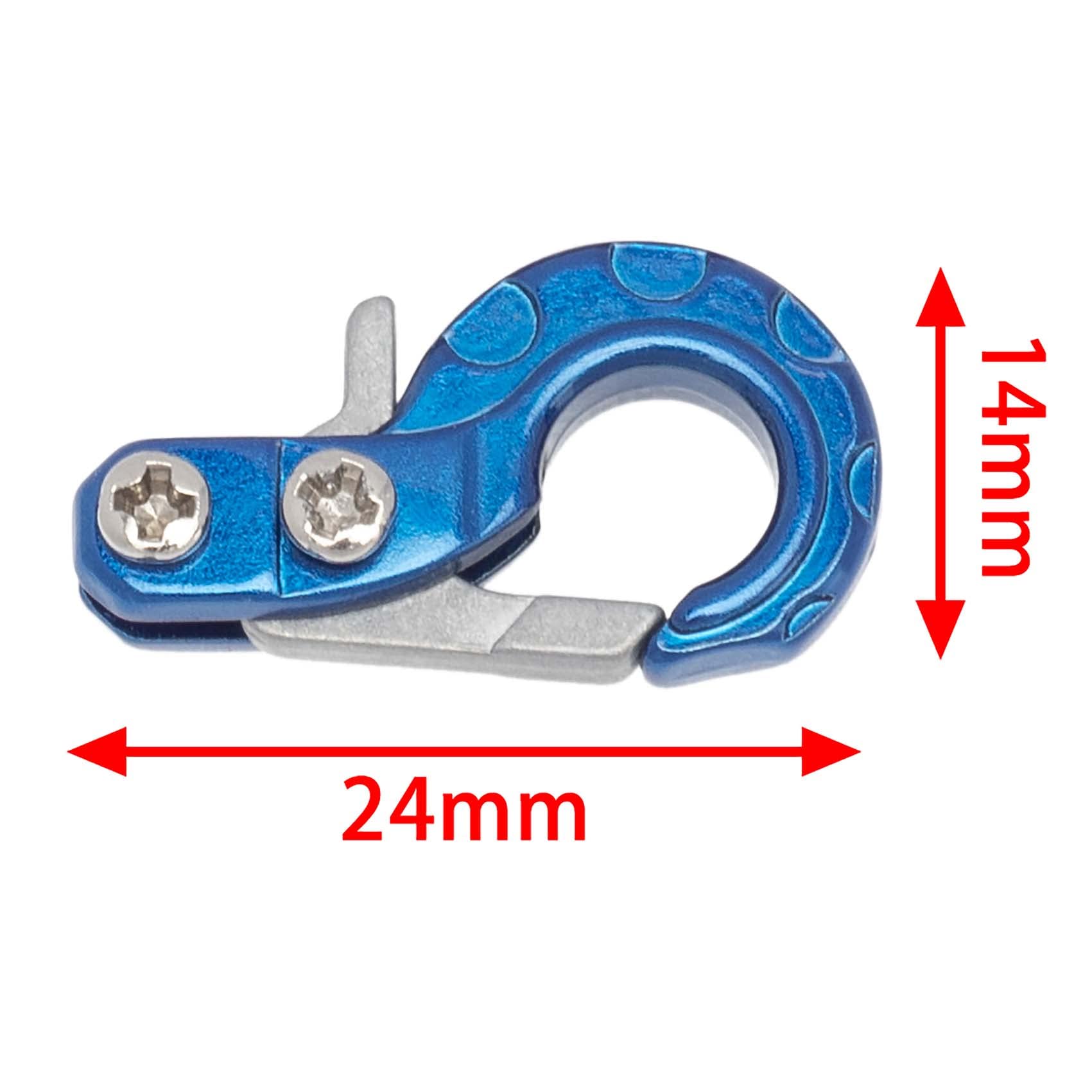Gancio Di Traino KEEDA Per Modelli RC 1/10 - Accessorio Metallico Per TRX4, SCX10, D90, TF2
