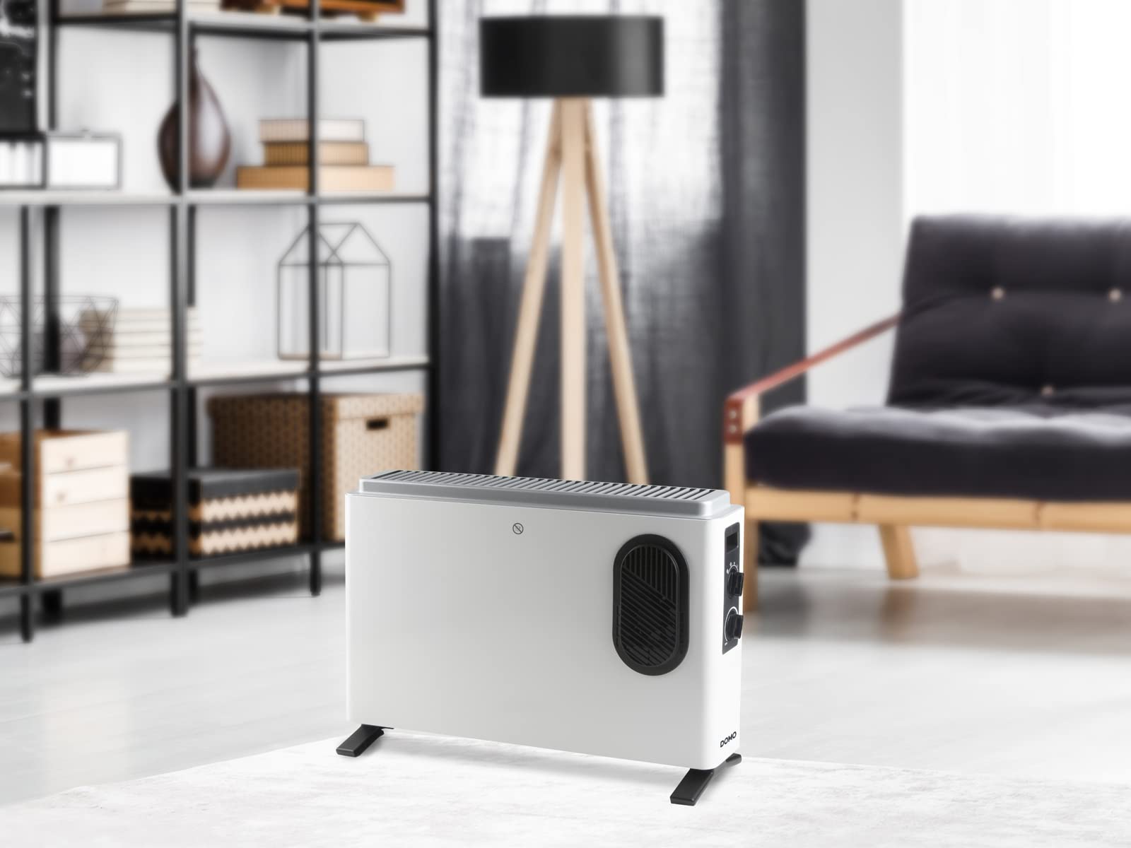 DOMO DO7351CH - Convector de calefacción - Turbo - 4 posiciones - 2000 W blanco