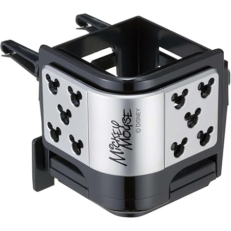 Amazon ナポレックス 車用 ドリンクホルダー ディズニー サイドカップホルダー ミッキー ブラック シルバー 汎用 Wd 322 ドリンクホルダー 車 バイク