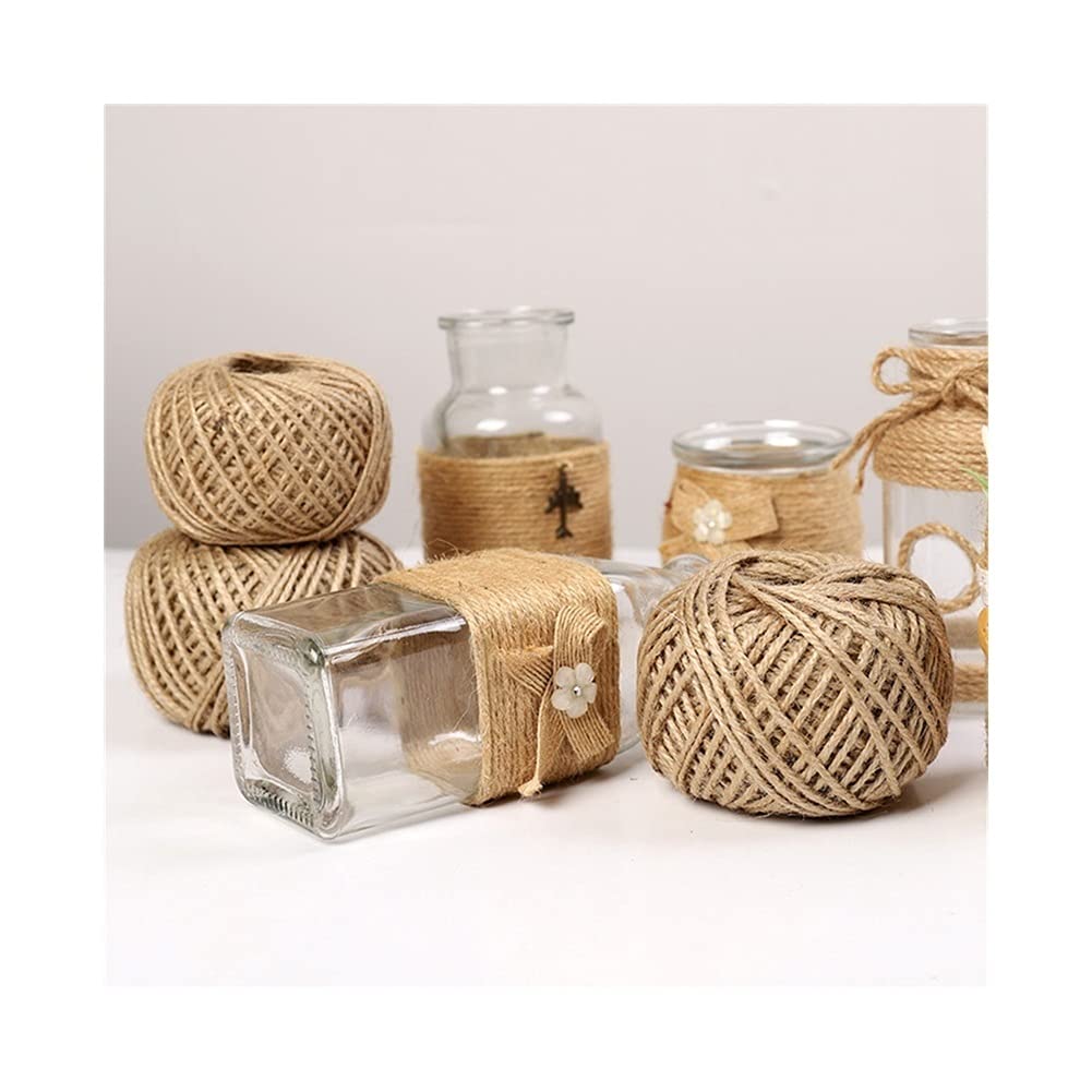 Spago naturale di iuta, Corda di canapa con spago iuta naturale da 100 m | 2mm X 100m