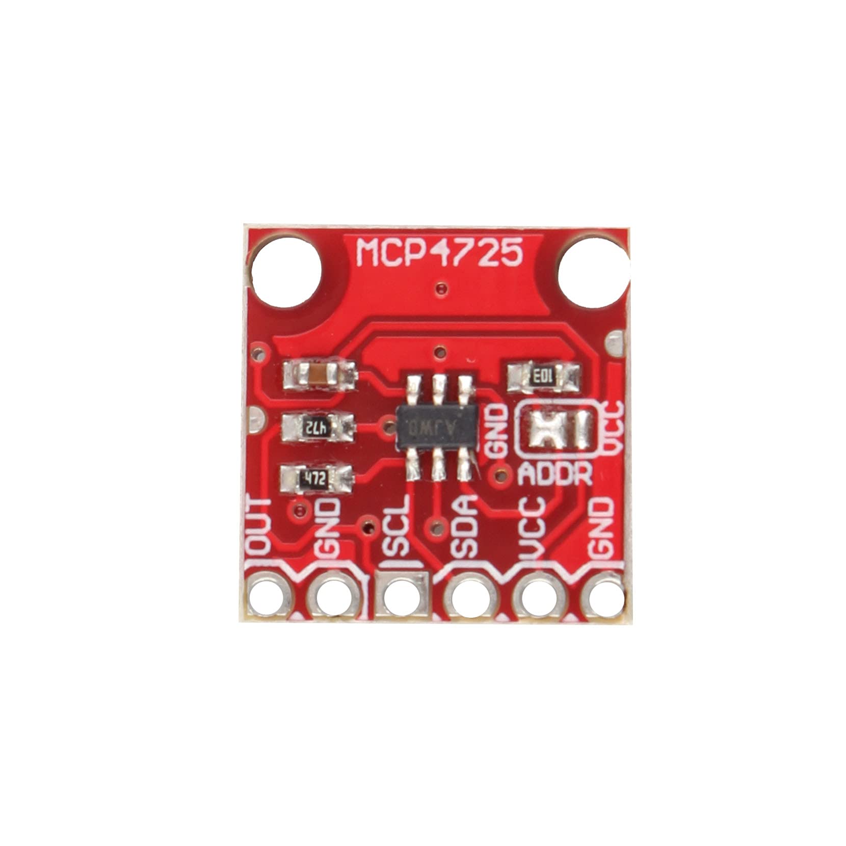 5 Pezzi MCP4725 modulo Breakout I2C DAC Risoluzione 12 Bit Scheda di Sviluppo DAC I2C da 2,7 V a 5,5 V Fornitura con EEPROM Compatibile con Arduino Raspberry Pi