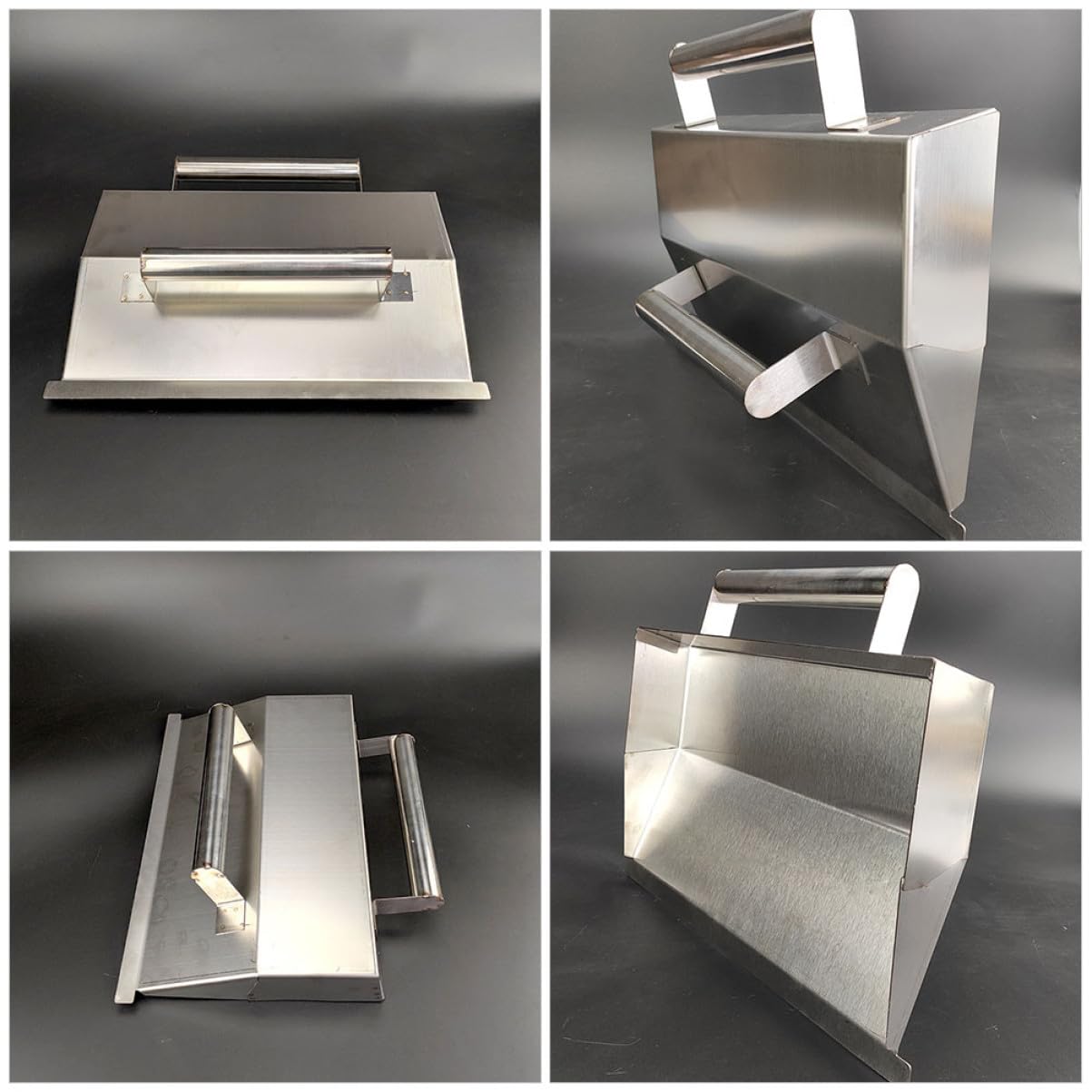 Truelle à Béton en Acier Inoxydable pour Plâtrage Mural, Outil de Finition Résistance aux Chocs, Gain de Temps pour Cloisons Sèches et Travaux de Finition Intérieure