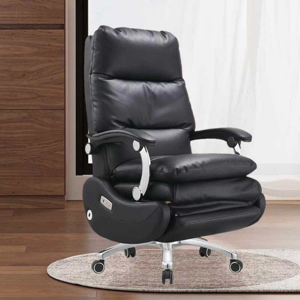 オフィスチェア ワークチェア 社長椅子 デスクチェア 事務椅子 レザーチェア Amazon | JIEANXIN オフィスチェア ワークチェア 社長椅子