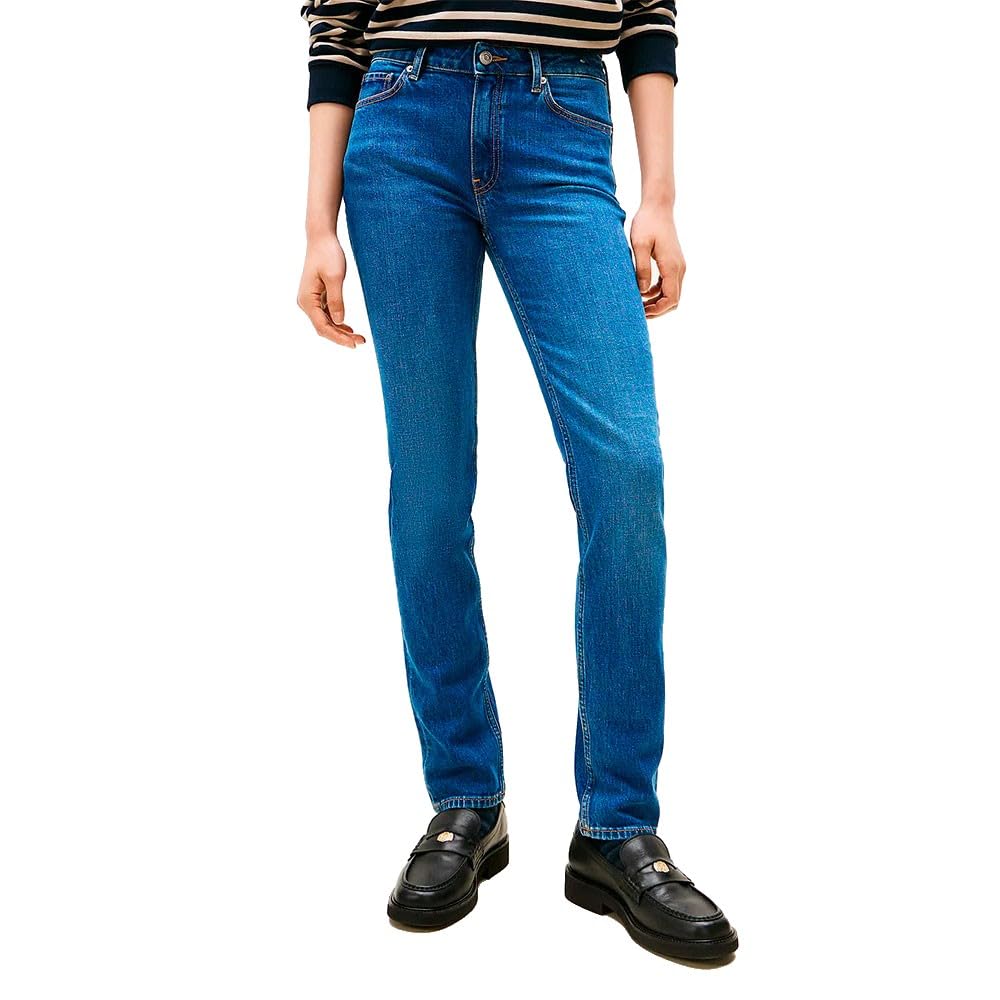 Tommy Hilfiger Women's Flo Slim Fit Jeans, Blue (Flo), 30W/27L