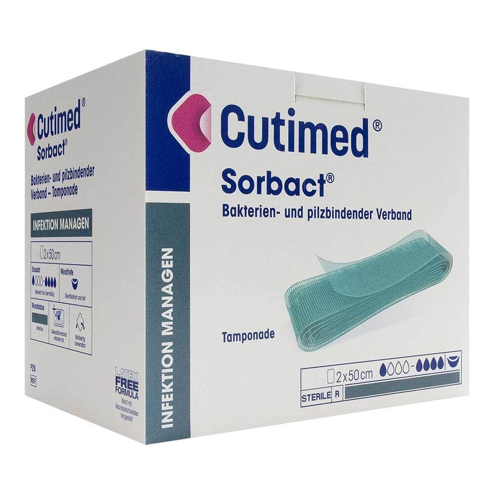 CUTIMED Sorbact Tamponaden 2x50 cm 20 St