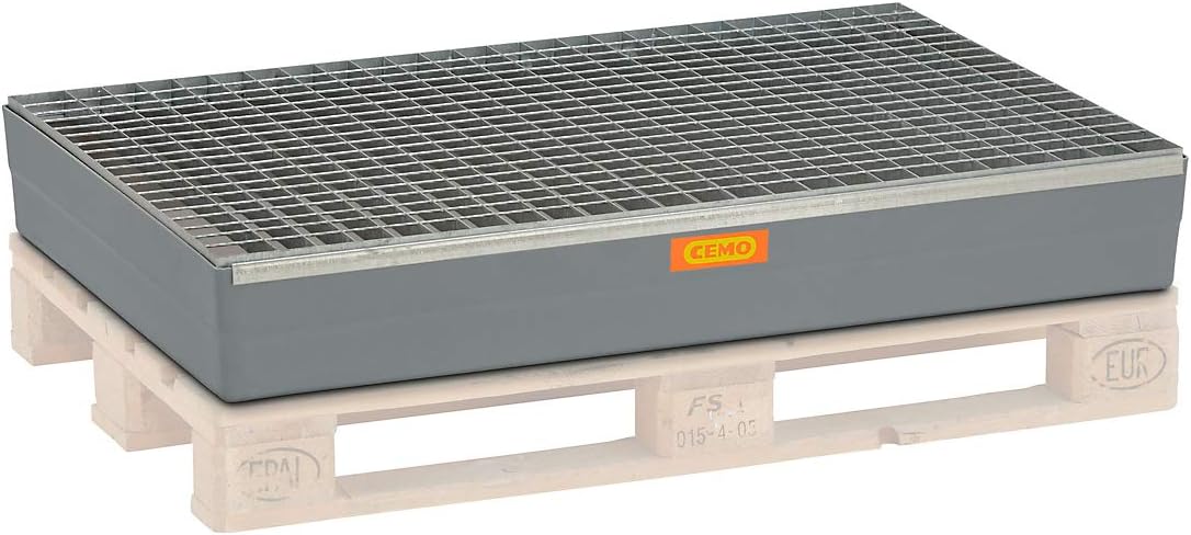 Pallet sump tray, GRP ,without certification, with stop lugs