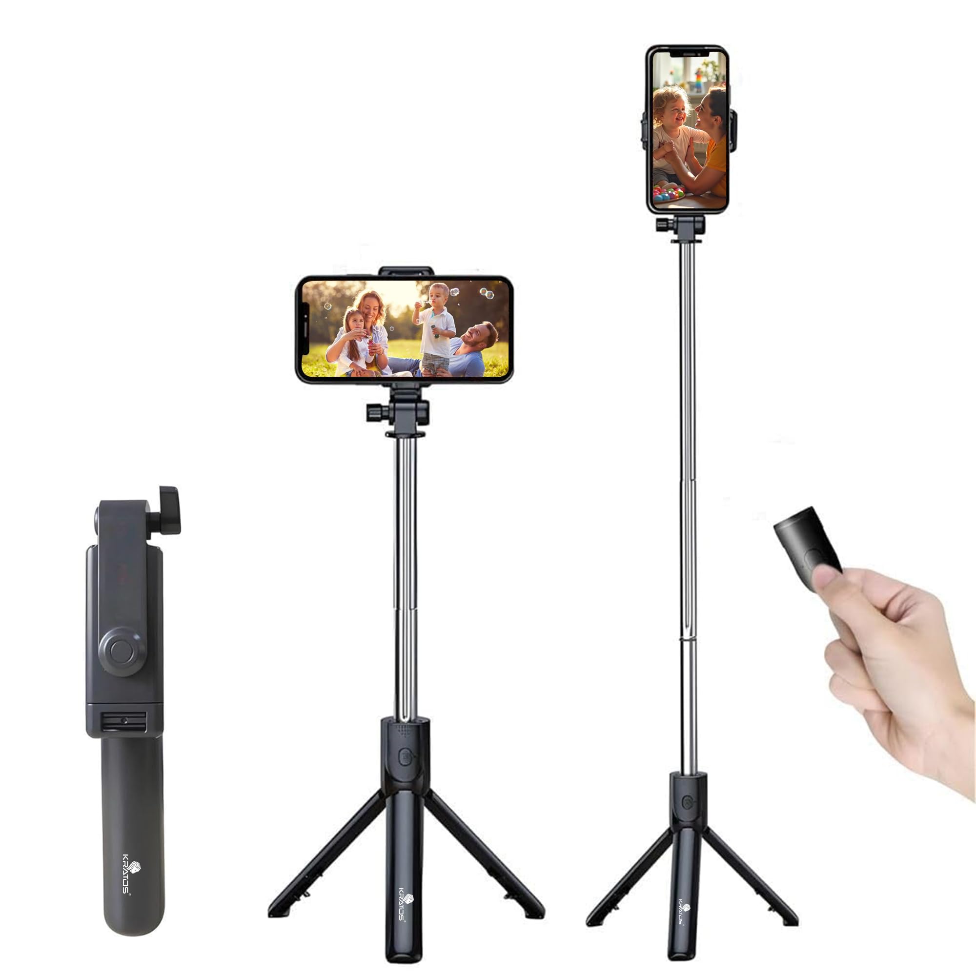 Kratos Upgraded 2026 67Inch/ 170cm Long Selfie Stick Tripod with Wireless Remote, Long Tripod Stand with 360° Rotation, Compatible with Mobile/GoPro for Travel,Suitable for iPhone and All Smartphones — Amazon image 27