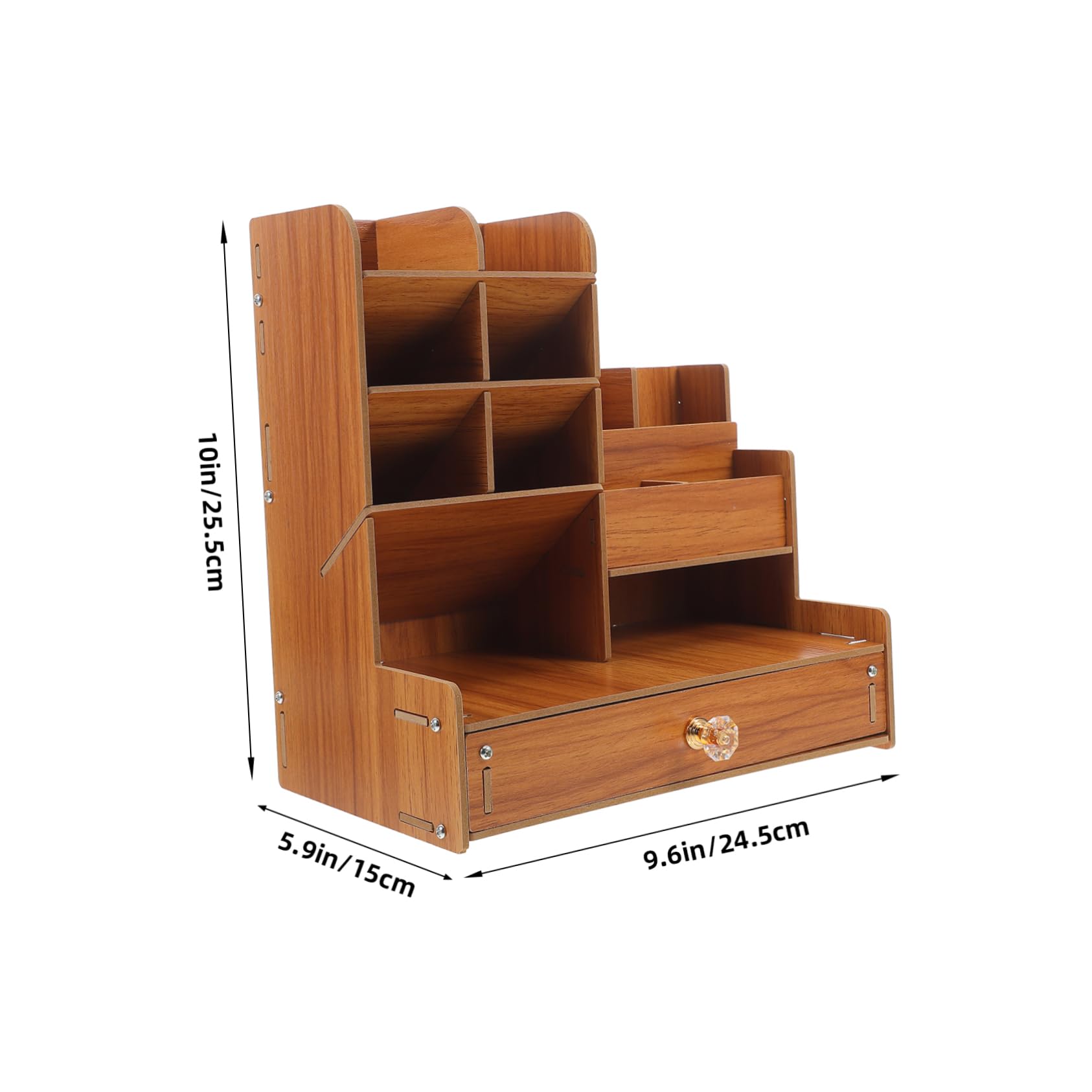 Organizer Scrivania Multifunzionale Con Scomparti Portapenne Pratico Per Casa e Ufficio Per Cancelleria e Materiale Scolastico Design Compatto e Resistente