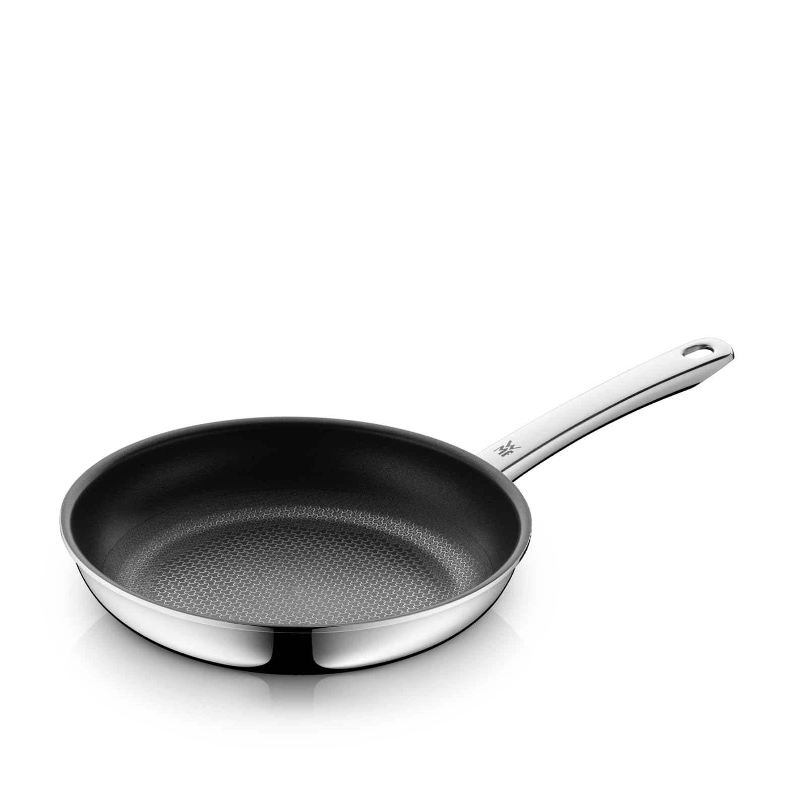 WMF Profi Resist Bratpfanne Induktion, Gas, Elektro, Glaskeramik 24 cm, Mehrschichtmaterial vollbeschichtet, Wabenstruktur, Edelstahlgriff, backofenfest