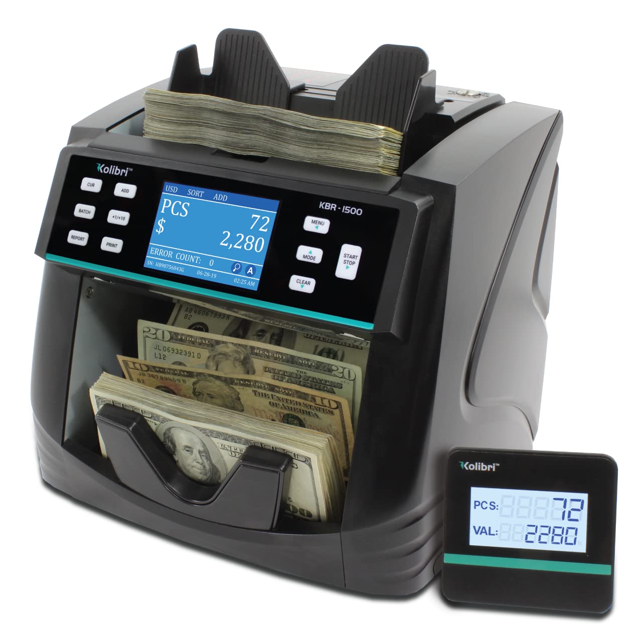 Buy Kolibri AllinOne Bank Grade Money Counter Machine Mixed